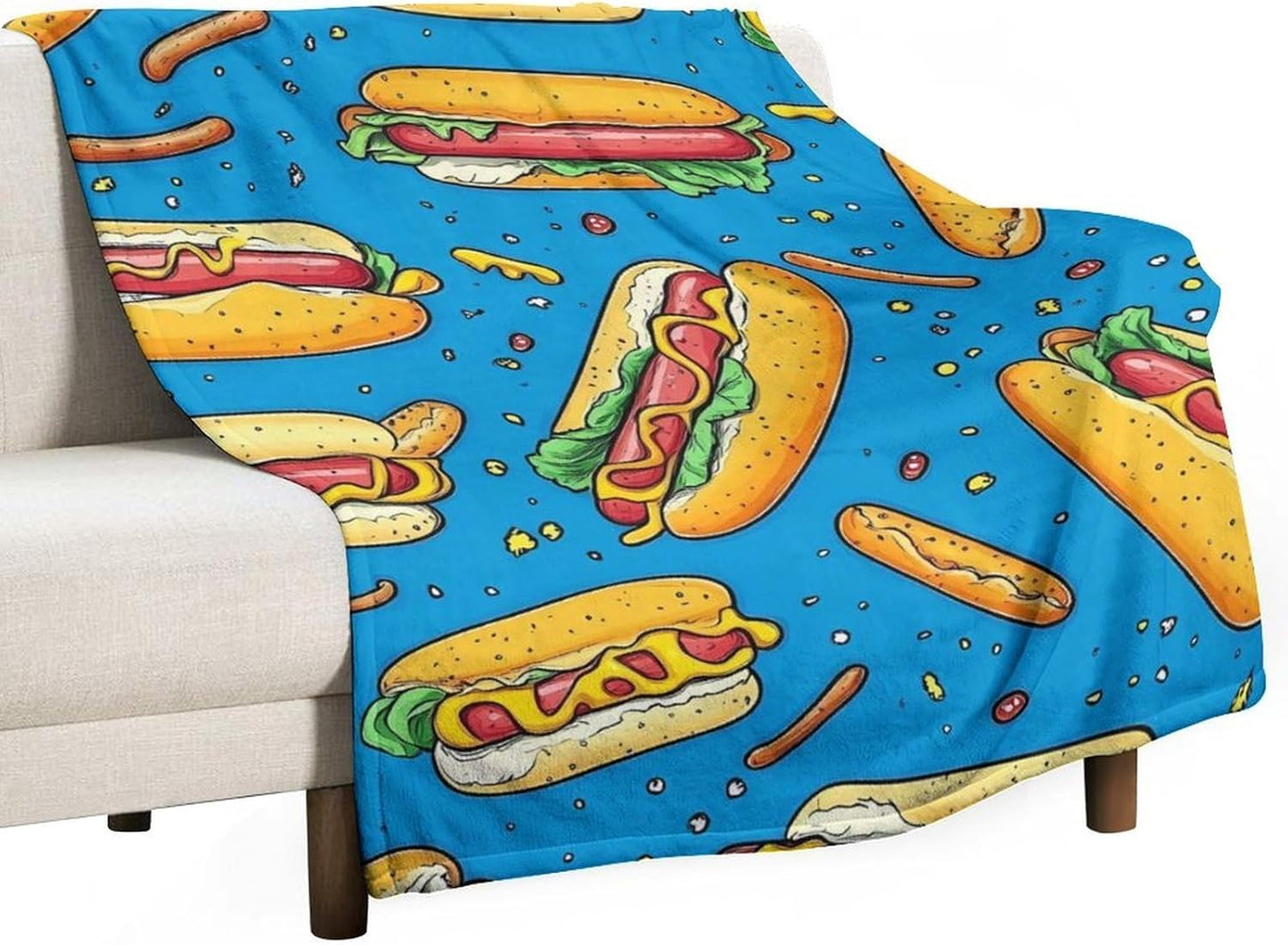 Horse (2) Throw Blanket for Couch Bed Plush Cozy Fuzzy Flannel Blanket for All Season 55"x70"