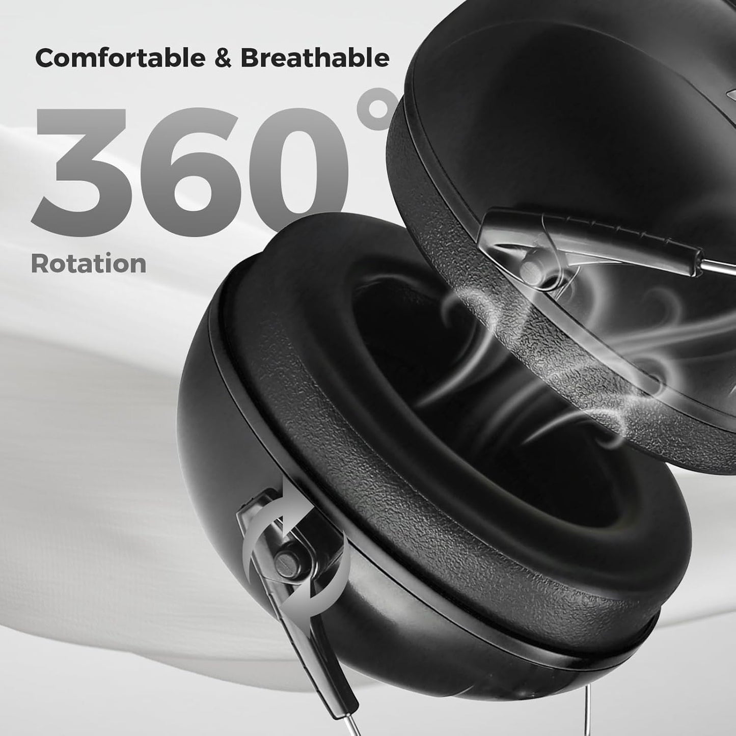 ProCase Noise Reduction Earmuffs, 28 NRR Noise Canceling Headphones for Kids Adults, Hearing Protection Sound Proof Ear Muff