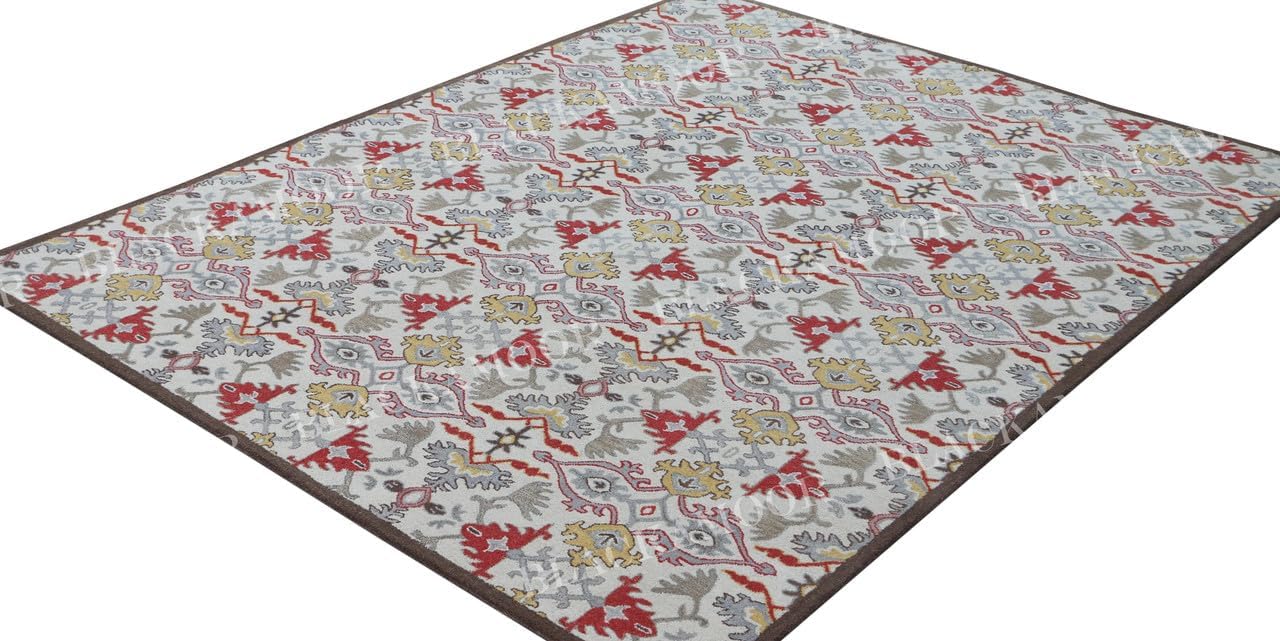 Dolphin Multi Handmade Tufted Wool Area Rug