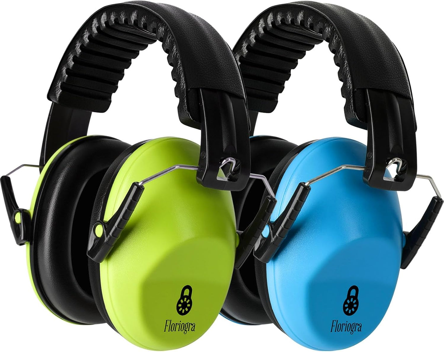 Floriogra 2 Pack Noise Canceling Headphones for Kids, Kids Ear Protection Earmuffs for Autism, Toddler, Children, Noise Cancelling Sound Proof Earmuffs/Headphones for Concerts, Air Shows, Fireworks