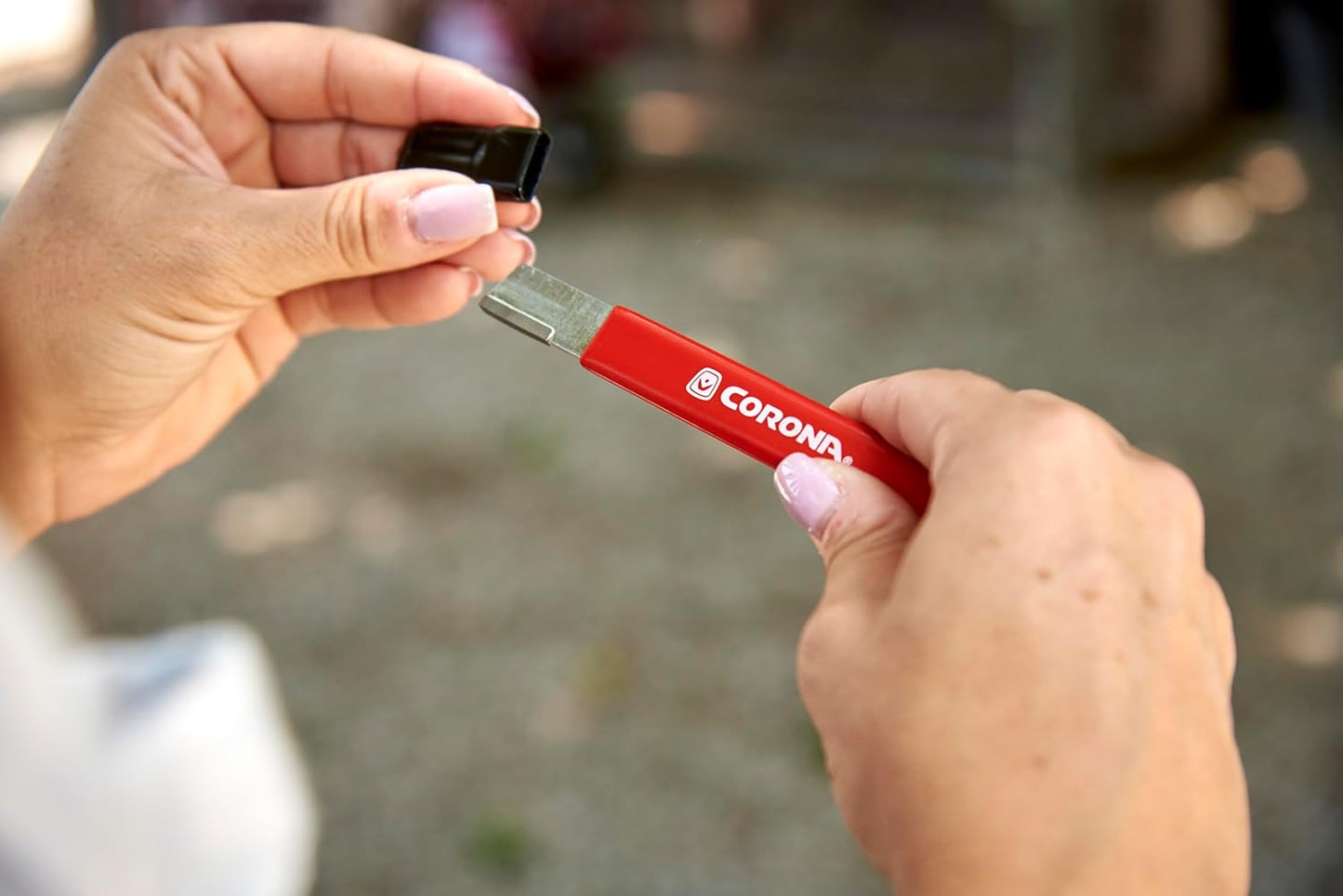 Corona Tools Handheld Garden Tool Sharpener– Blade Sharpener for Pruning Shears, Loppers, Hedge Clippers & More