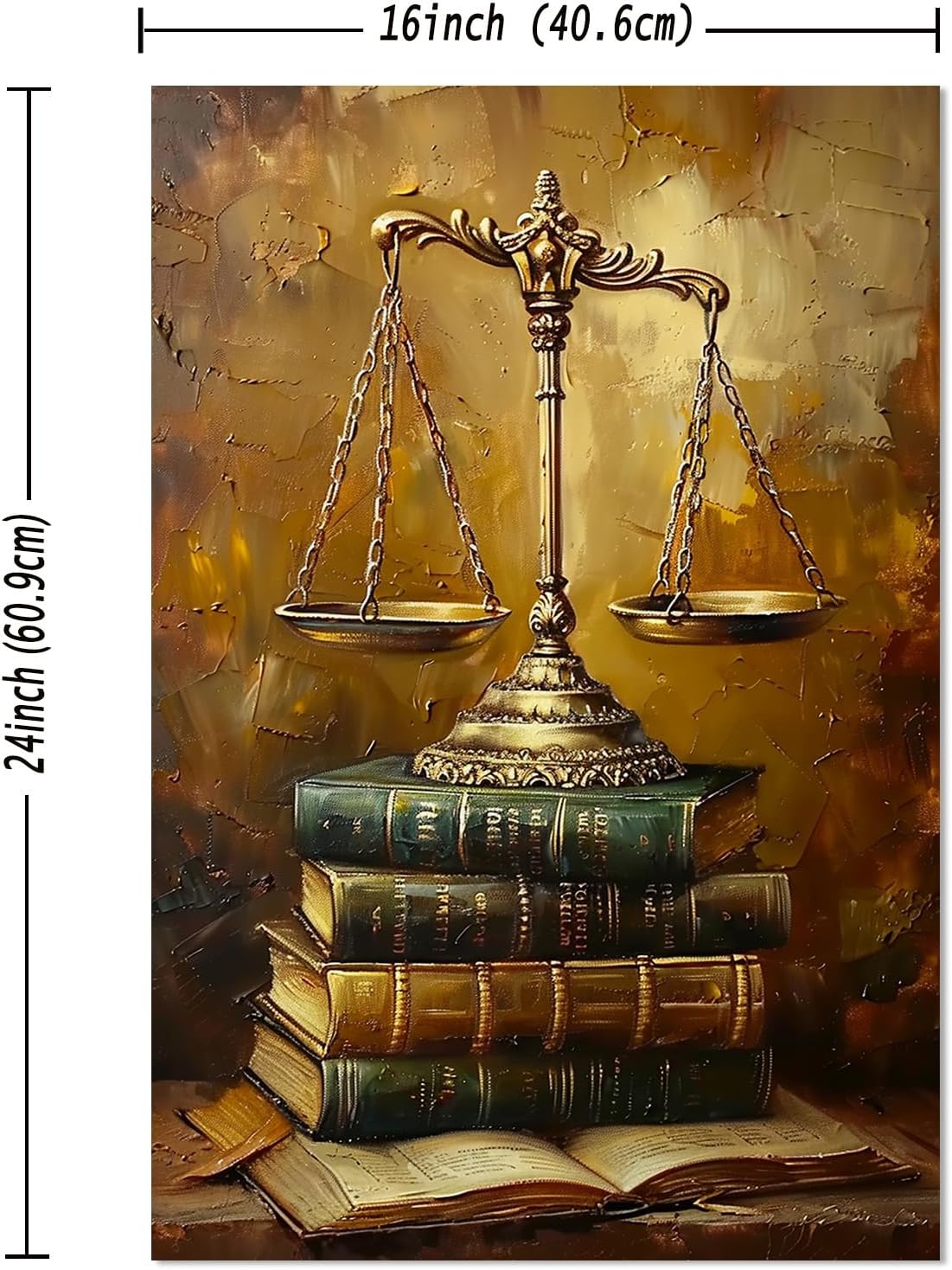 PWTXKAH Vintage Books Canvas Wall Art Victorian Canvas Poster Antique Art Still Life Pictures Print Reading Artwork Books Dark Academia Retro Aesthetic Posters for Room 16x24inch Unframed