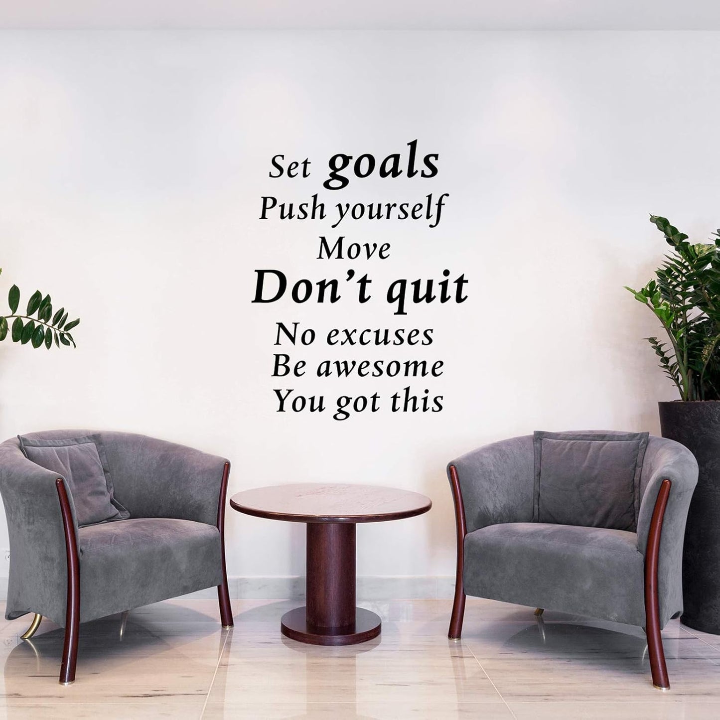 2 Sheets Motivational Wall Decals Vinyl Inspirational Quotes Stickers Together Everyone Achieves More Office Positive Sayings Wall Decals for Back to School Office Classroom Team Gym Bedroom Decor