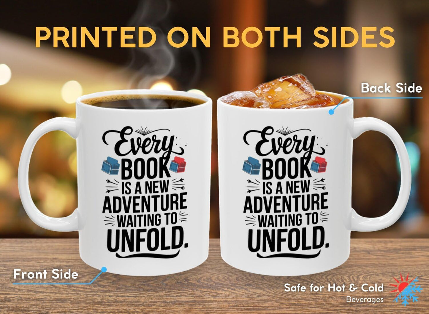 Book Lover Coffee Mug 11oz White - Every Book - Gift for Bookworm Reader Reading Lover Bookish Women