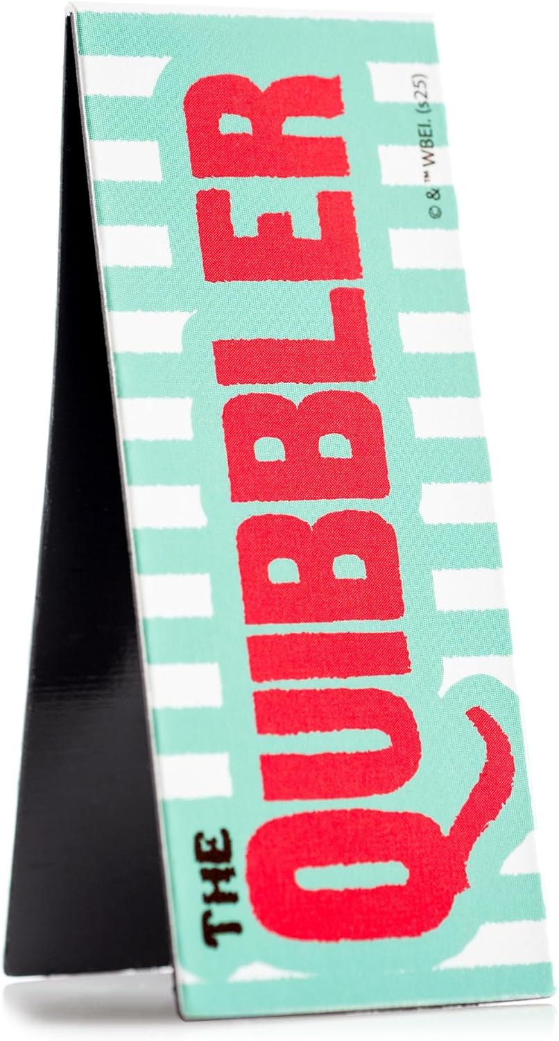 Conquest Journals Harry Potter The Quibbler Magnetic Bookmarks, Set of 4 Page Clips, Sturdy Cardstock Book Markers with Strong Magnets, 1'' x 2.5'', Officially Licensed