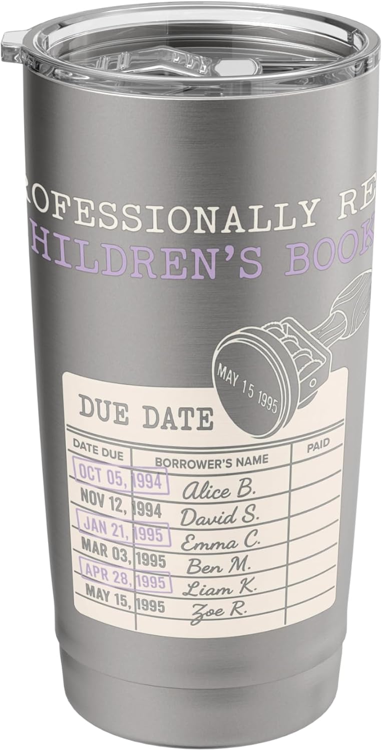 Still Read Childrens Books Librarian Teacher Reader Stainless Steel Insulated Tumbler