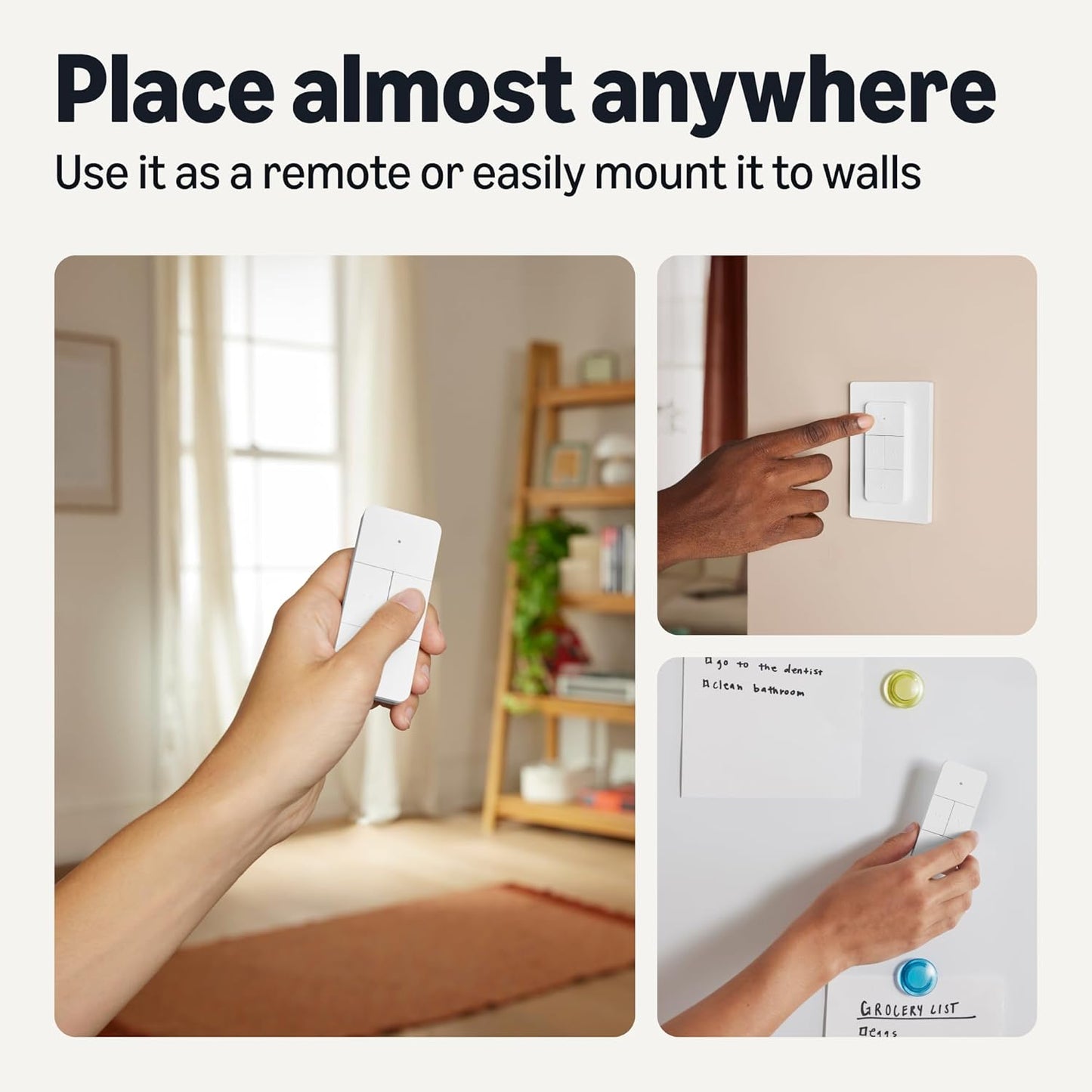 Amazon Basics Smart Dimmer Switch and Remote for Music and Routines, Compatible Echo Devices Required, Works with Alexa Only, No Wiring Required