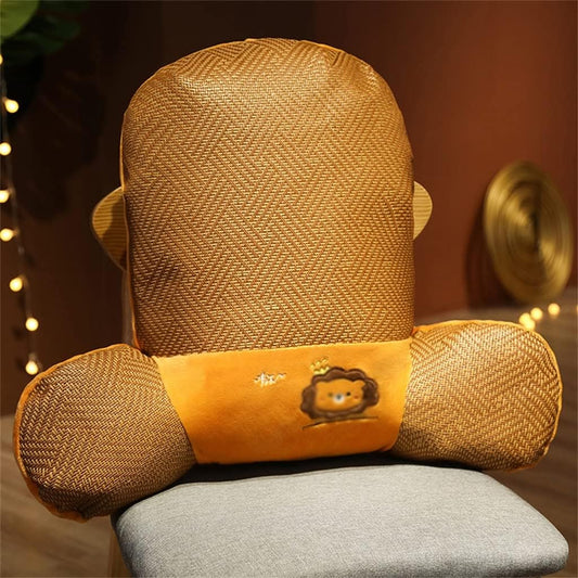 Mat Cushion Office Sedentary Lumbar Pillow Nap Back Seat(E,50 * 60cm)