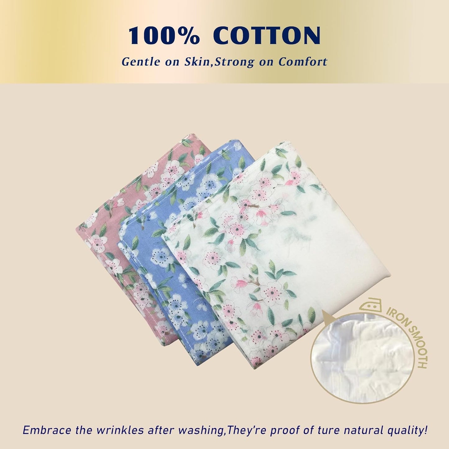 Ladies Printing Floral Handkerchiefs