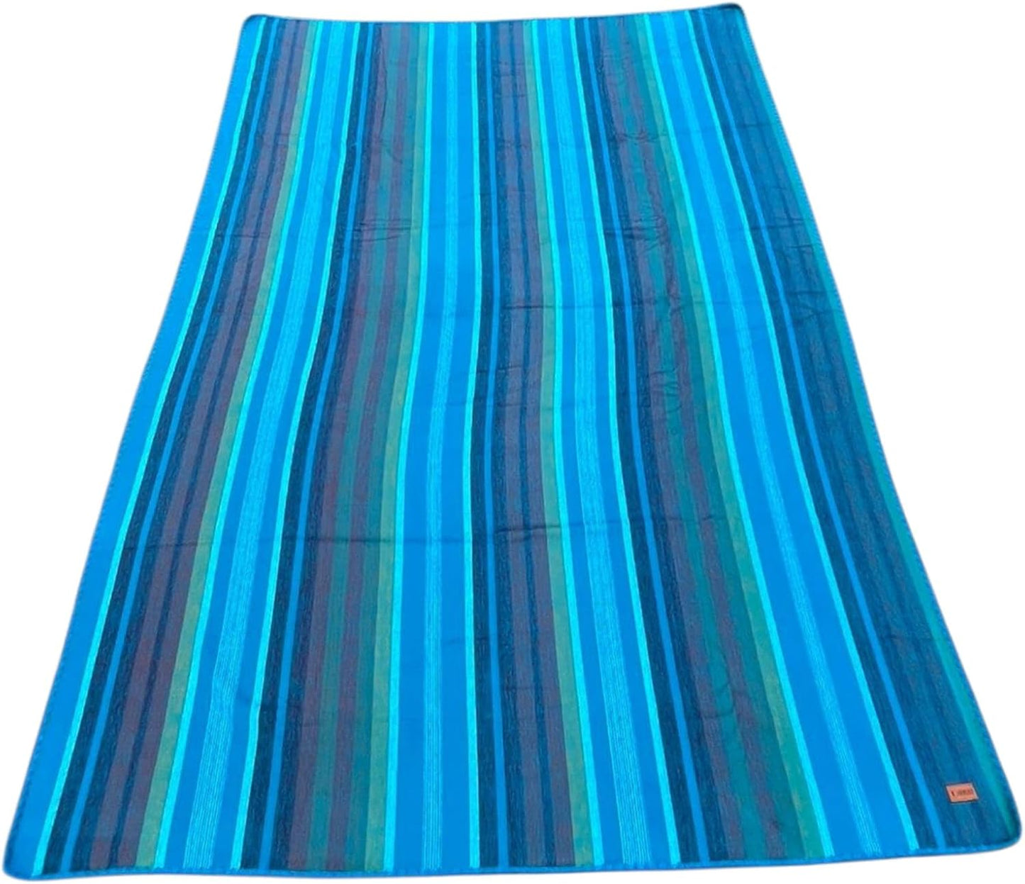 Alpaca Wool Blanket – Naturally Warm and Ultra-Soft Comfort – 95 x 65- Breathable and Hypoallergenic – Non-Itchy Alpaca Blanket, Handwoven, Cozy Feel and Beautiful Natural Texture(Turquoise Blue)