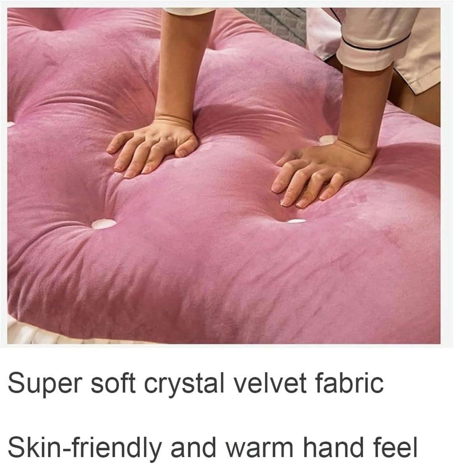 Bedside Cushion Upholstered Pillow Reading Cushion Headboard Bedside Cushion Reading Pillow Upholstered Headboard Pillow Sofa Bed Office Chair Bedside Cushion (Color : Dark Pink, Size : 70X200cm)-1