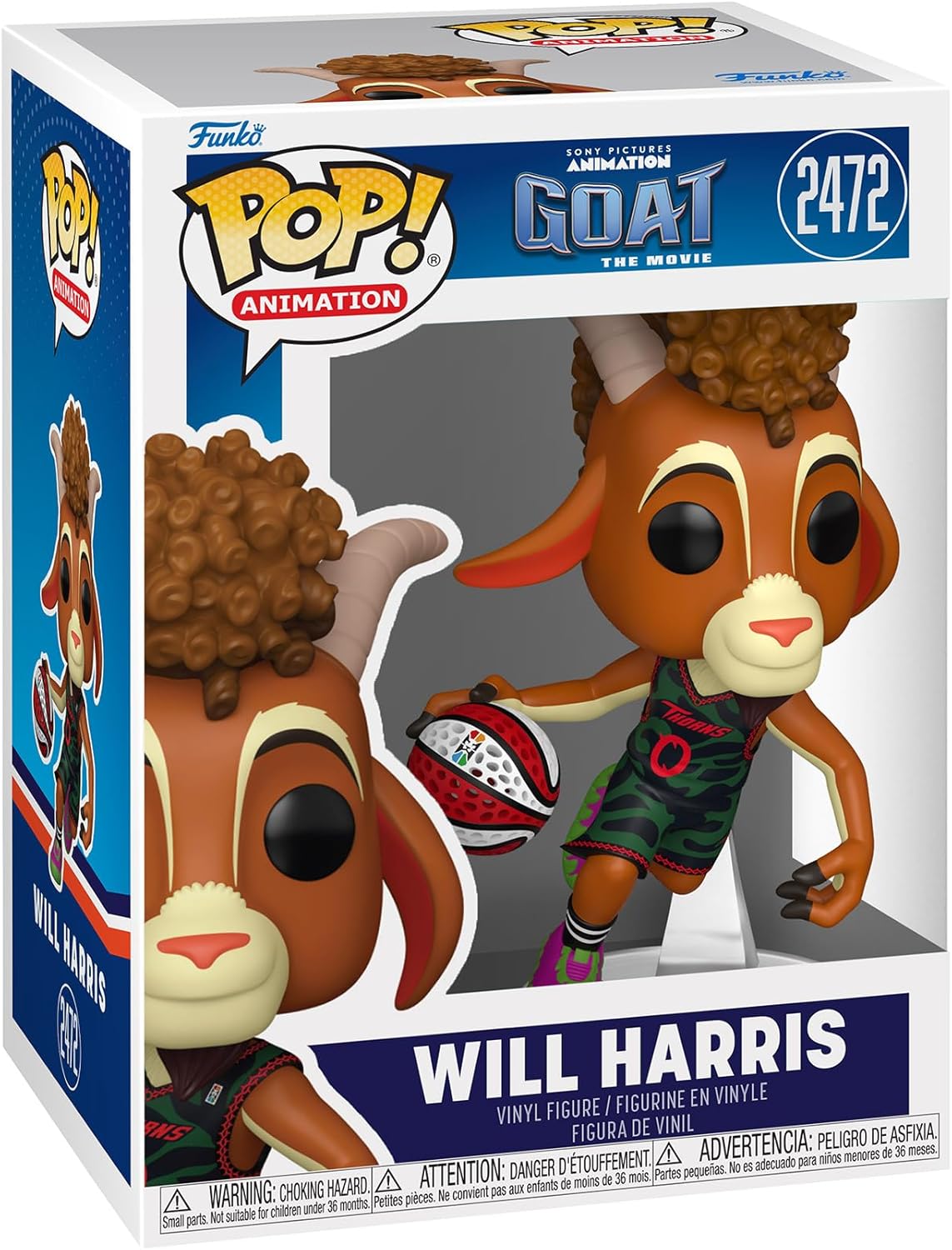 Funko Pop! Animation: Goat- Will Harris - Collectable Vinyl Figure - Gift Idea - Official Merchandise - Toys for Kids & Adults - Sports Fans - Model Figure for Collectors and Display