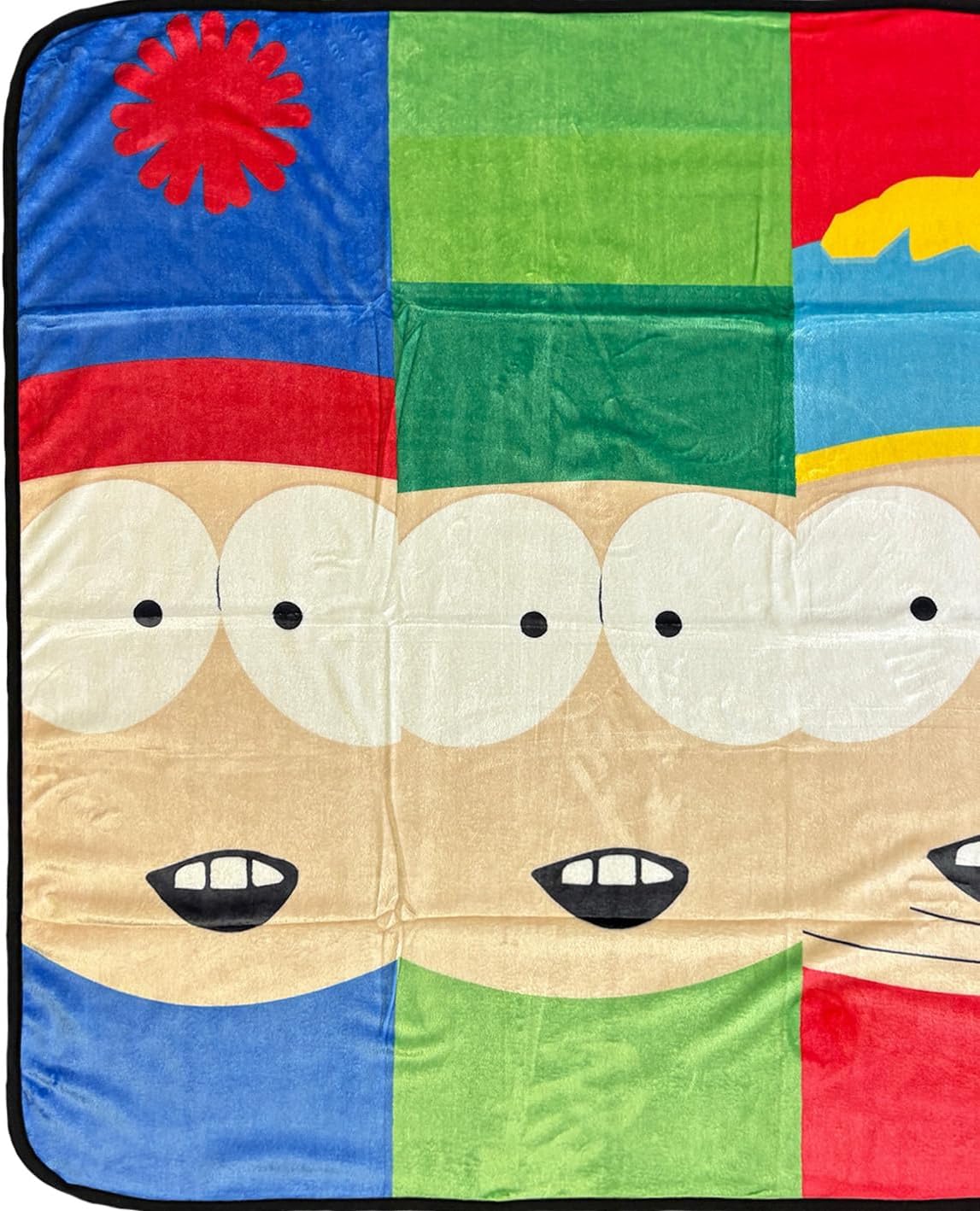 Surreal Entertainment South Park Blanket Kenny Kyle Eric Stan 90s Series Throw 45" X 60"