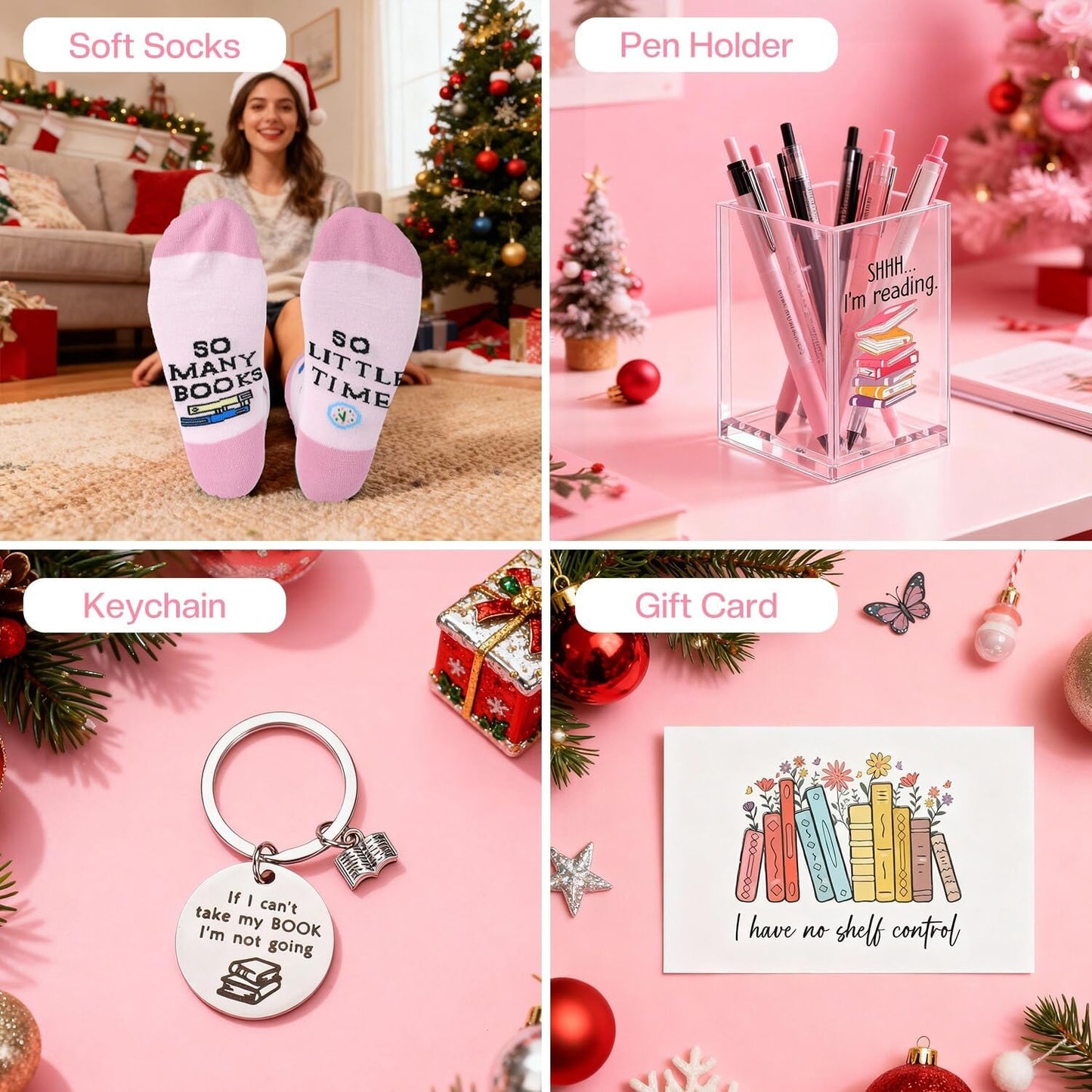 Book Lover Gifts for Women, Unique Gifts for Readers Book Lovers Women, Appreciation Bookish Gift for Woman Teacher Friend, Cute Present for a Booklover, Bookworm Gift for Birthday
