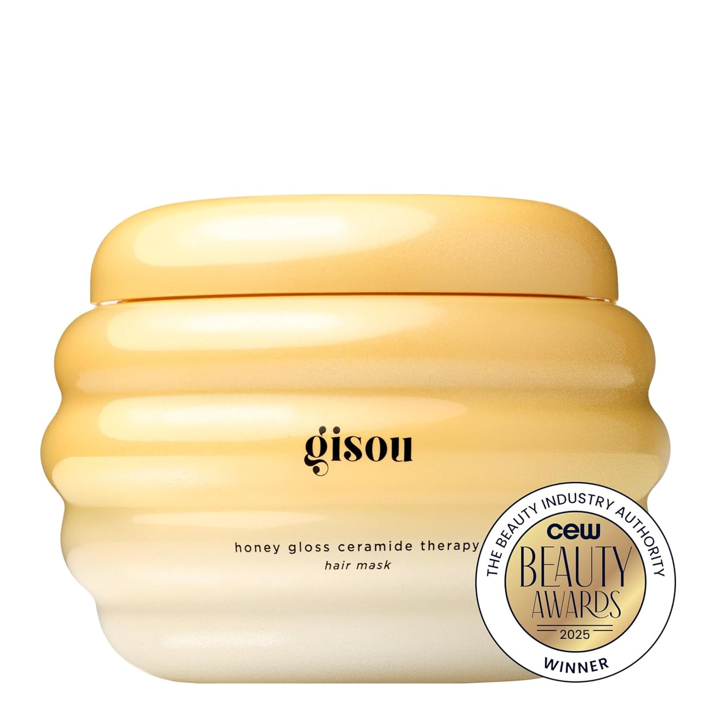 Gisou Honey Gloss Ceramide Therapy Hair Mask – Deep Repair & Hydration with Mirsalehi Honey, Ceramides & Hyaluronic Acid, 7.8 fl oz
