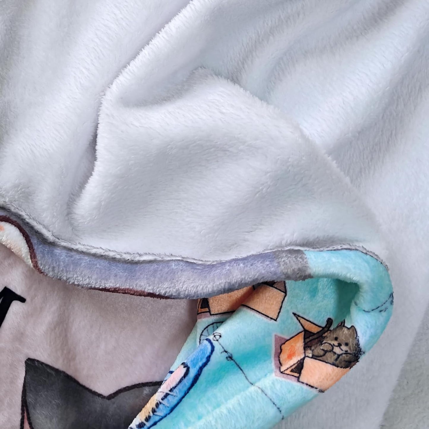 Sviuse Cat Blanket Ultra Soft Flannel Throw Gifts for Cats Lovers Girls Women Mom Lovely Kitten Pattern Blankets for Couch Bed Sofa (50"x60", Cat 10)