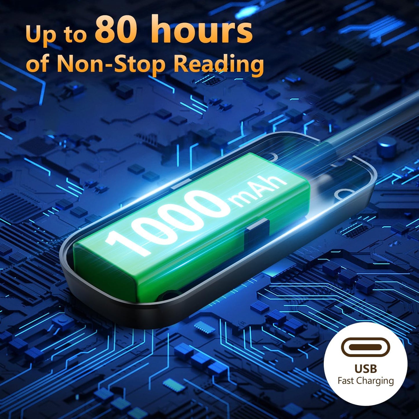 20 Led Book Light Clip On, USB Rechargeable Reading Light, Eye Caring 3 Color Temperatures, Adjustable Brightness, Portable, Sturdy Clamp Light Suitable for Traveling and People Studying Etc.