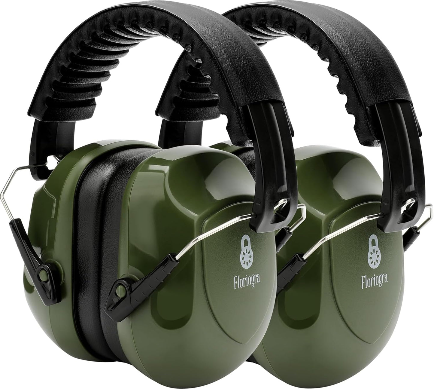 2 Pack 34dB Noise Canceling Headphones For Shooting, Hearing Protection Earmuffs, Ear Protection Headphones, Thickened Headband Ear Muffs For Noise Reduction For Shooting, Construction,Mowing