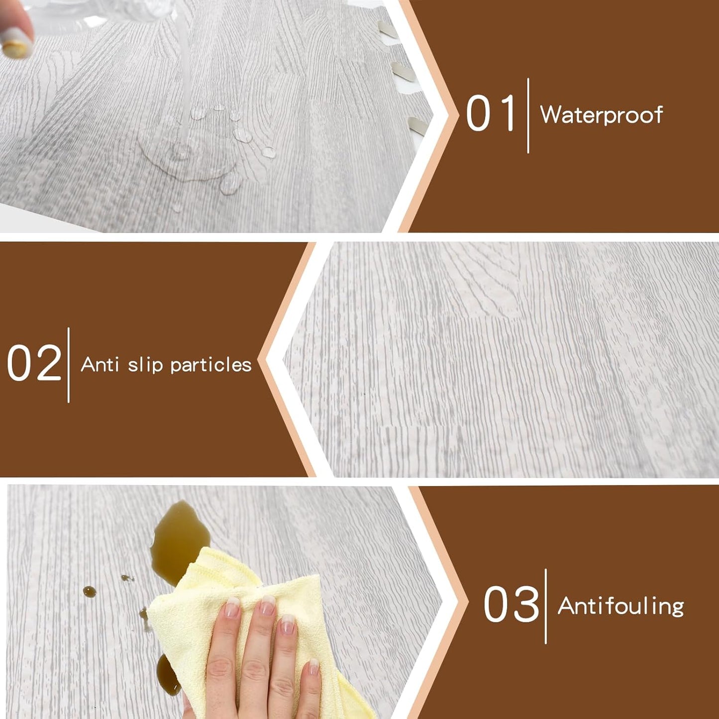 8 PCS Soundproof Interlocking Rug Pad, 11.8 x 11.8 x 0.4 Inch Non Slip Rug Pads, Foam Rug Mat Noise Reduction Puzzle Carpet Padding Protects and Adds Cushion for Hardwood Floors