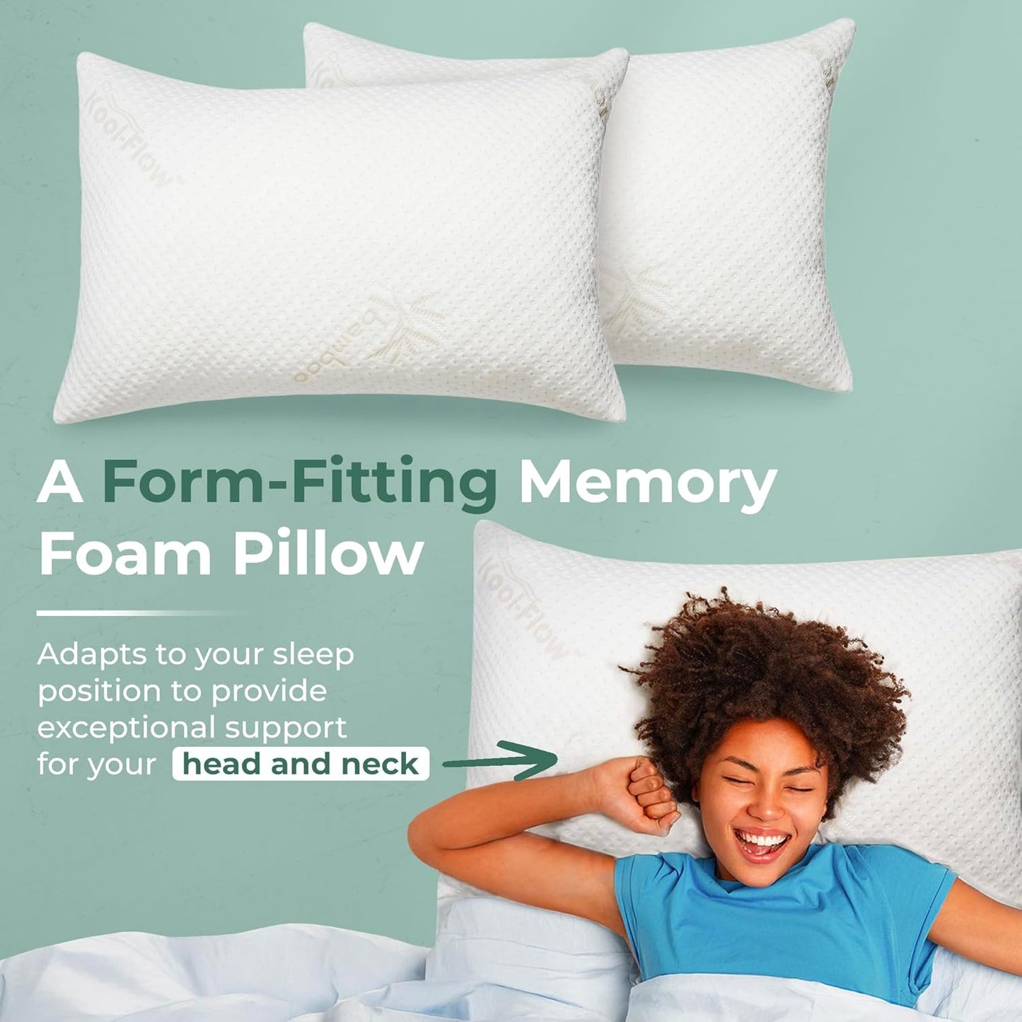 Snuggle-Pedic Travel Shredded Memory Foam Support Pillow - Compact Cooling Ergonomic Design for Side Sleepers, Pregnancy, Post-Surgery, Neck and Lumbar Support - Lightweight & Washable - USA Quality