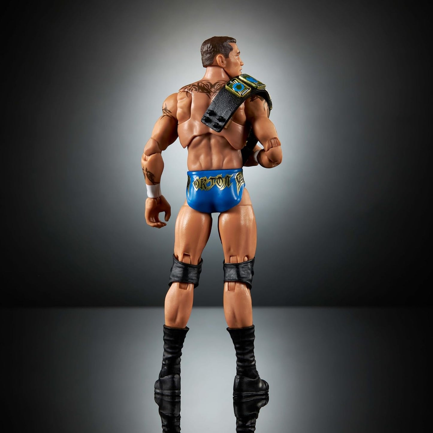 Mattel WWE Ultimate Edition Randy Orton 6-inch Action Figure & Accessories Fan Takeover Set, 10+ Pieces Include Swappable Heads & Hands