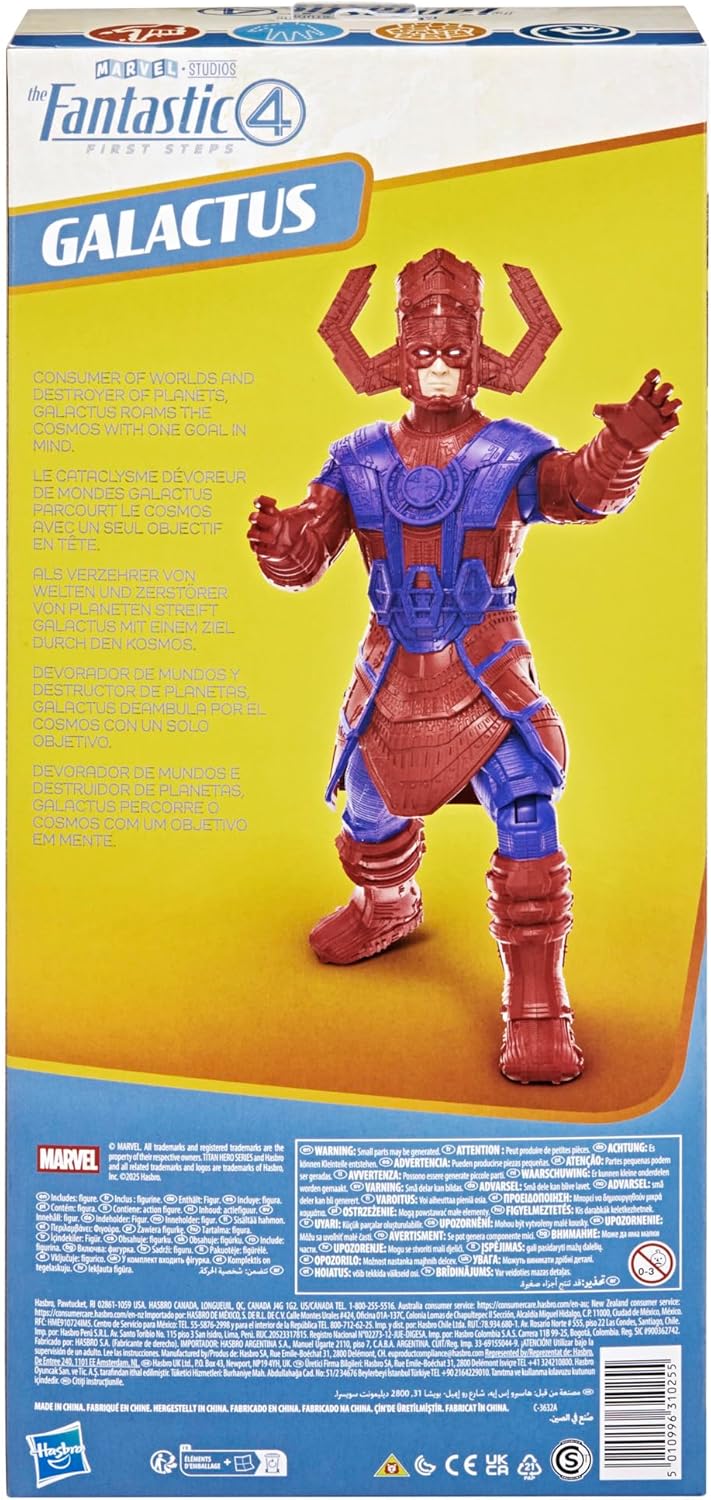 Marvel Studios Titan Hero Series The Fantastic Four: First Steps Galactus Action Figure, 12-Inch-Scale Super Hero Figures & Toys, 4+ Years