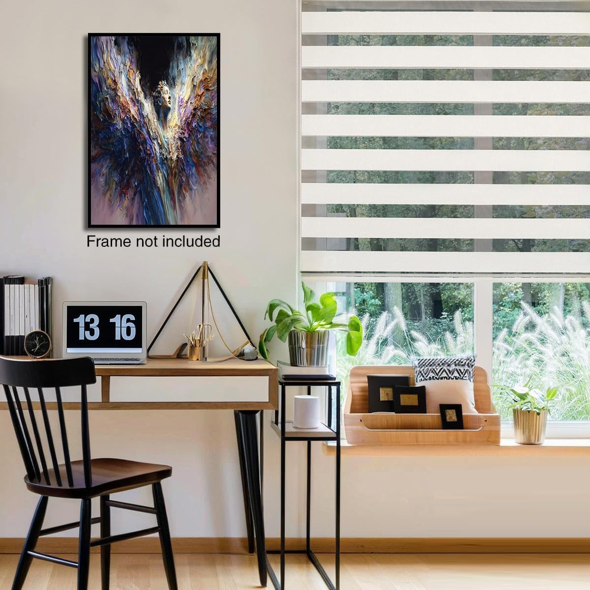 GDJSMIN Abstract Art Style Wall Art, Angel Design Poster for Reading Room Living Room Decor 16x 24 inch Unframed