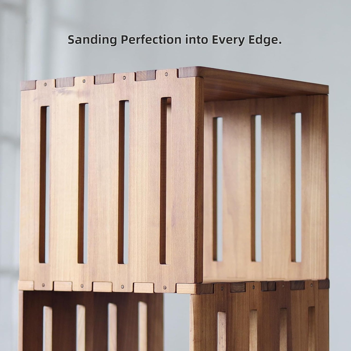 Wooden Rotating Bookshelf, 360°Spinning Deep-Bin Tower for Art Books&Large Formats, Solid Wood Revolving Bookcase, Floor Standing Storage Rack,Corner Organizer,Small Space,study,Office, 3-Tier