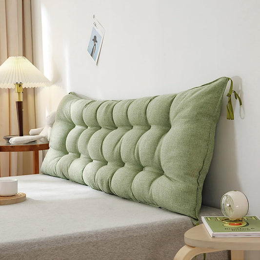 Headboard Pillow Upholstered Strap designMounted Headboard Dorm Bed Large Bolster Headboard Positioning Support Reading Pillow Cushion