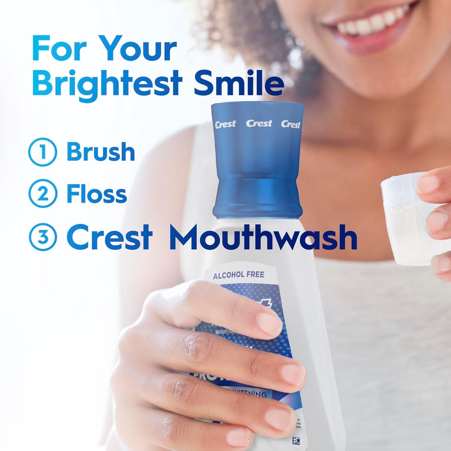 Crest Pro-Health Advanced Mouthwash, Alcohol Free, Extra Whitening, Energizing Mint Flavor, 946 mL (32 fl oz)