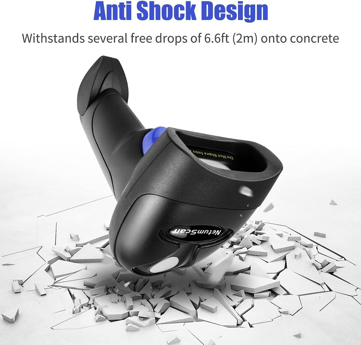 NetumScan USB 1D Barcode Scanner, Handheld Wired CCD Barcode Reader Supports Screen Scan UPC Bar Code Reader for Warehouse, Library, Supermarket