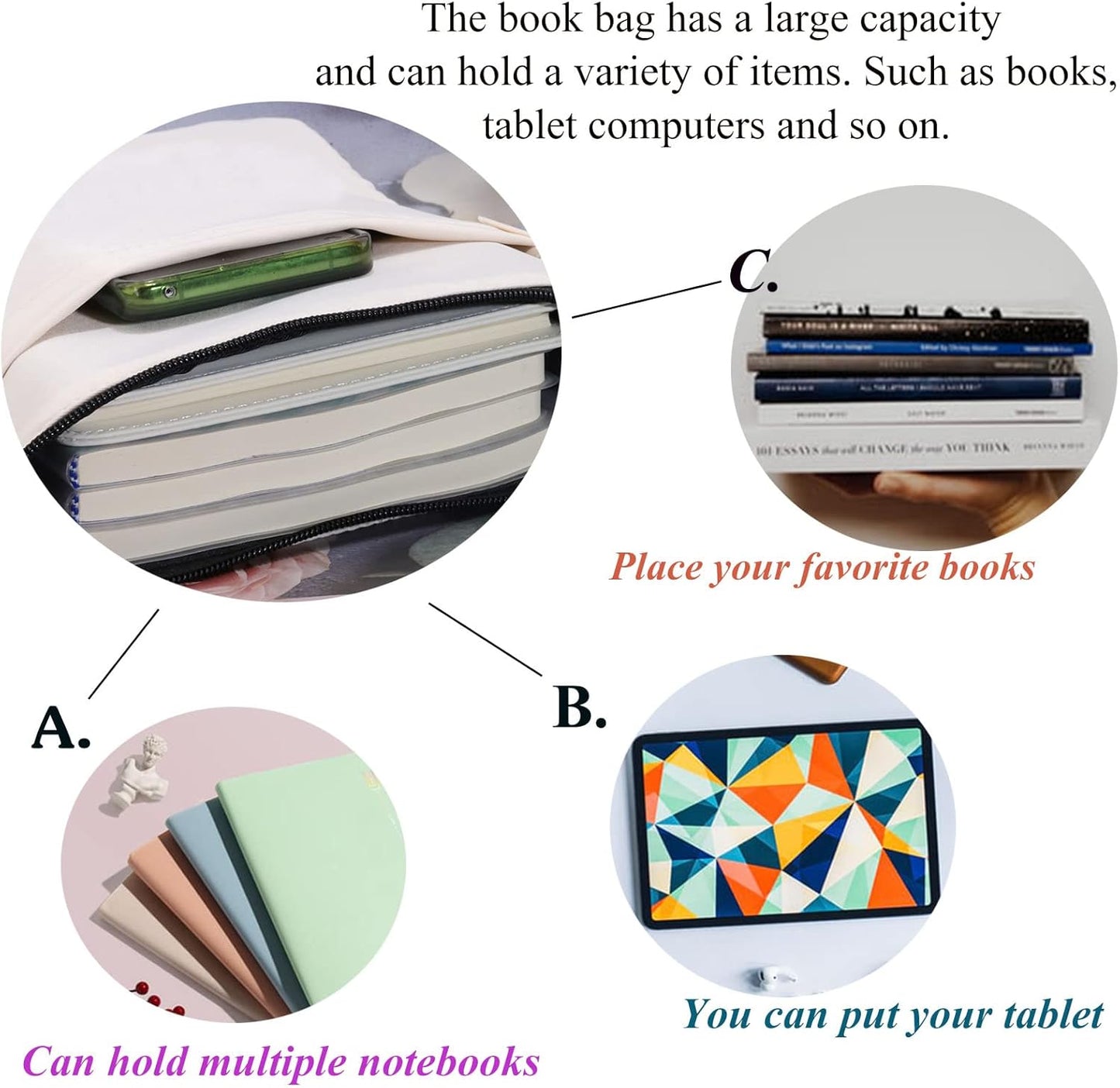 The Reader Book Sleeve Tarot Card Reader Inspired Book Cover Bookish Book Lovers Reading Gift Gothic Romance Gift Skeleton Zipper Pouch (TheReaderFullBS)
