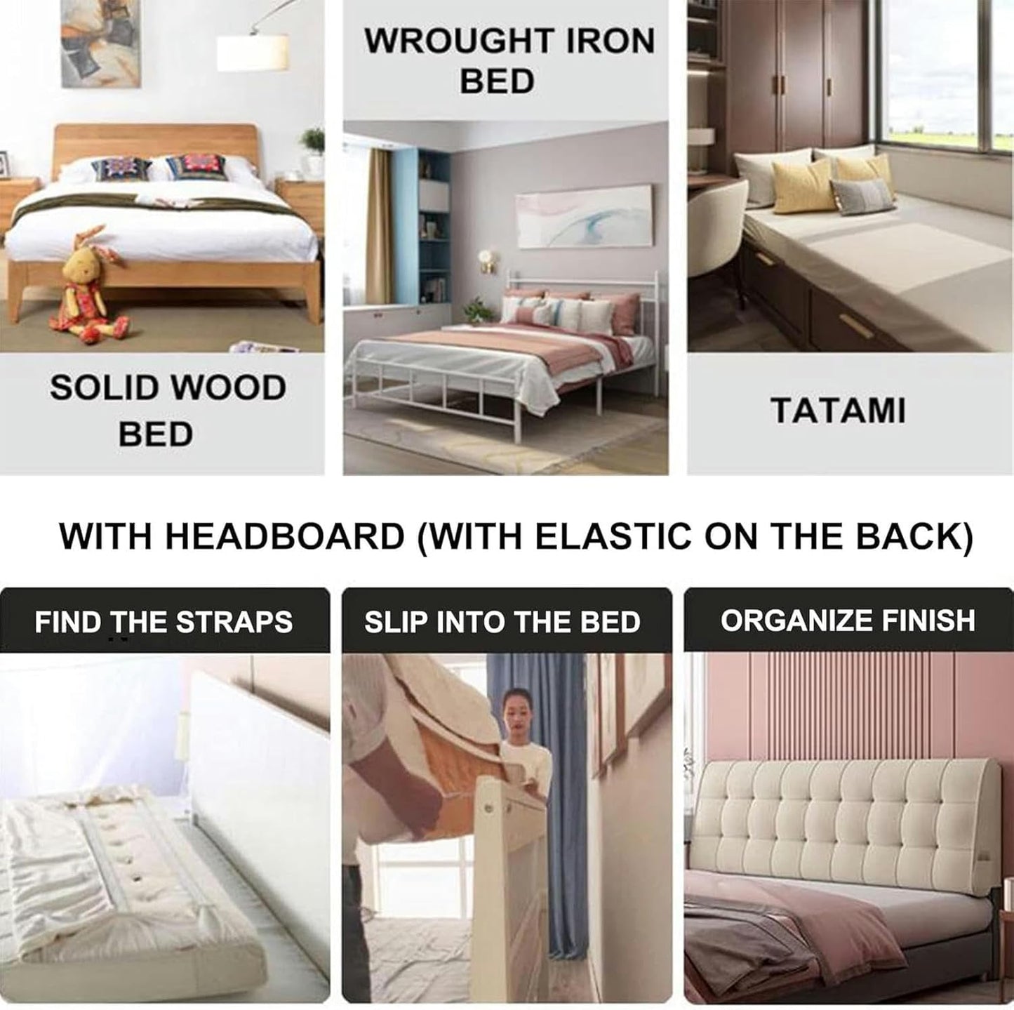 Soft Fleece Headboard Cushion King Size Bed Backrest Lumbar Pad Bed Backrest Reading Bolster Cushion for Home Bedroom Daybed Bed Bunk Bed
