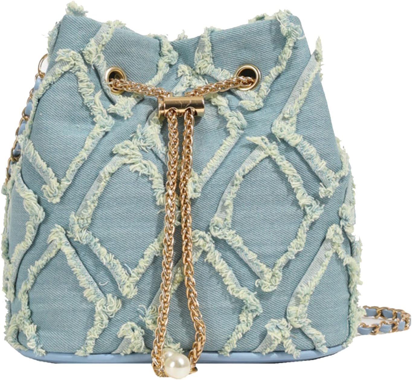 Denim Purses for Women Tote Bag, Lightweight Crossbody Purse with Multi Pockets, Large Slouchy Shoulder Bag