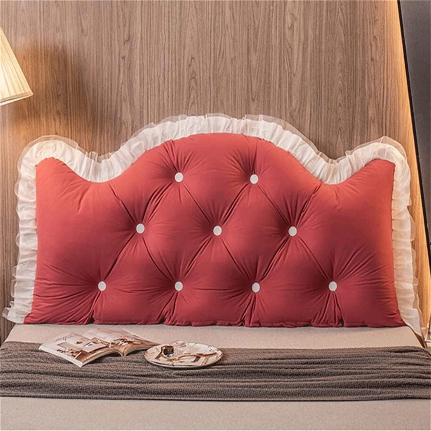 Large Headboard Pillow,Reading Pillow Bolster Backrest Pillow Wedge Positioning Support Pillow(Size:150x15x70cm(59x78x276''),Color:A)