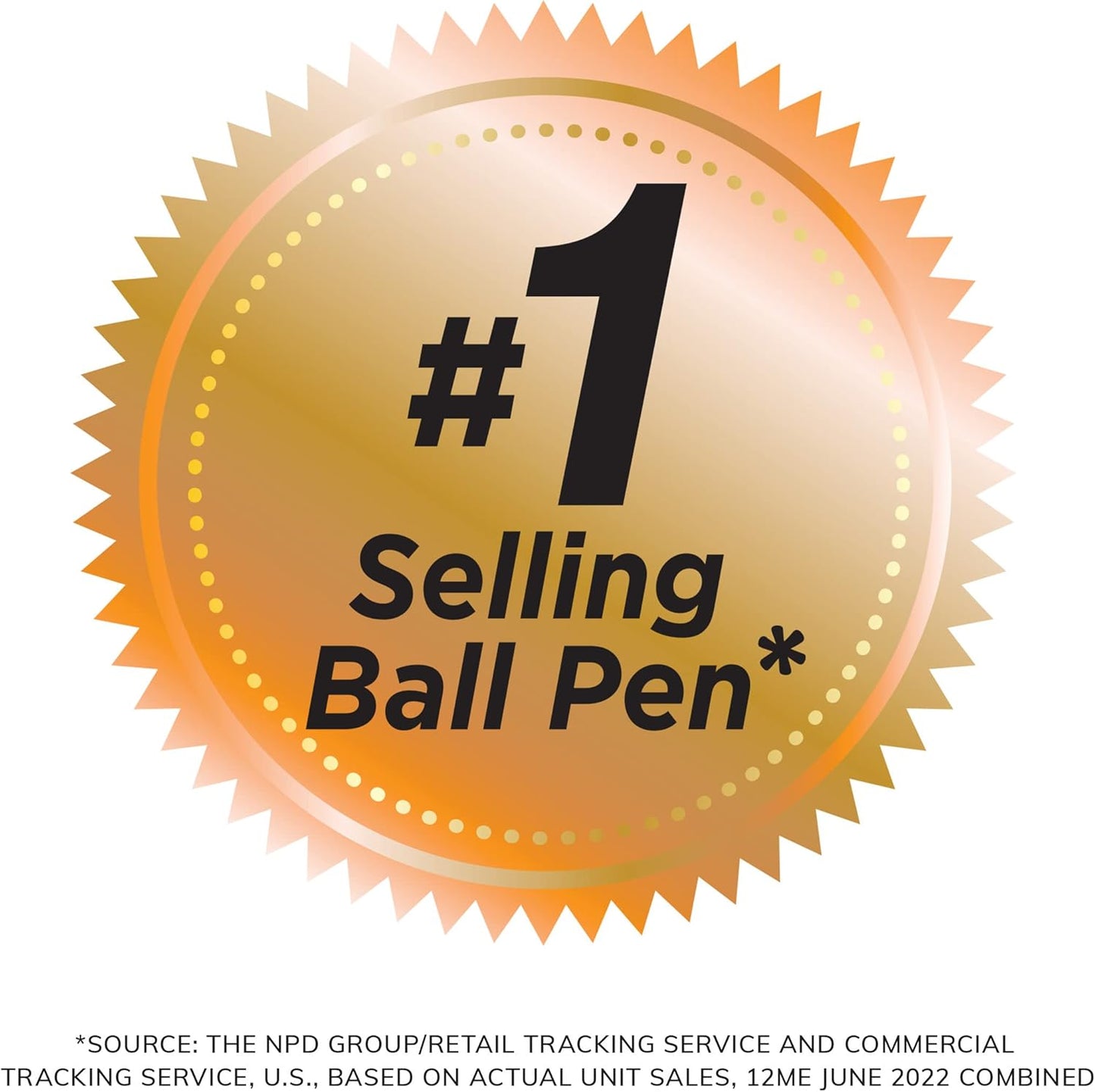 BIC Round Stic Xtra Life Ballpoint Pen, Ultra Long Lasting and Consistent Performance, 144-Count in Black Ink