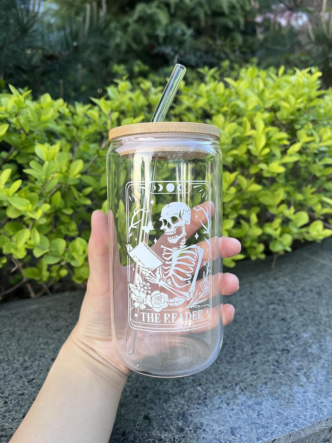 Haukea Book Lovers Gifts for Women & Readers - Bookish Gifts, Book Club & Librarian Themed Accessories - Book Cup, Skull Reader
