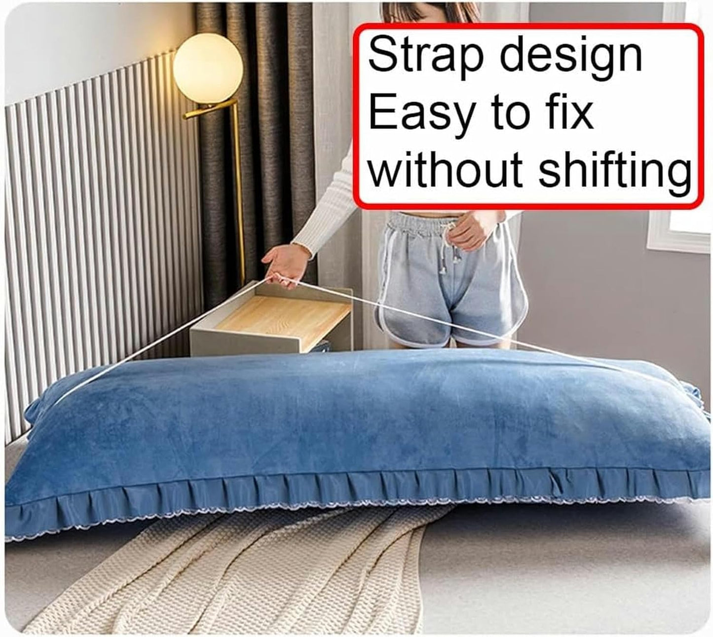 Bedside Cushion Pillow Positioning Support Reading Backrest Cushion Bedside Headboard Reading Pillow Double Bedside Triangle Cushion headboard Cushion Wall Pillow -1, 90X50cm, Gray2