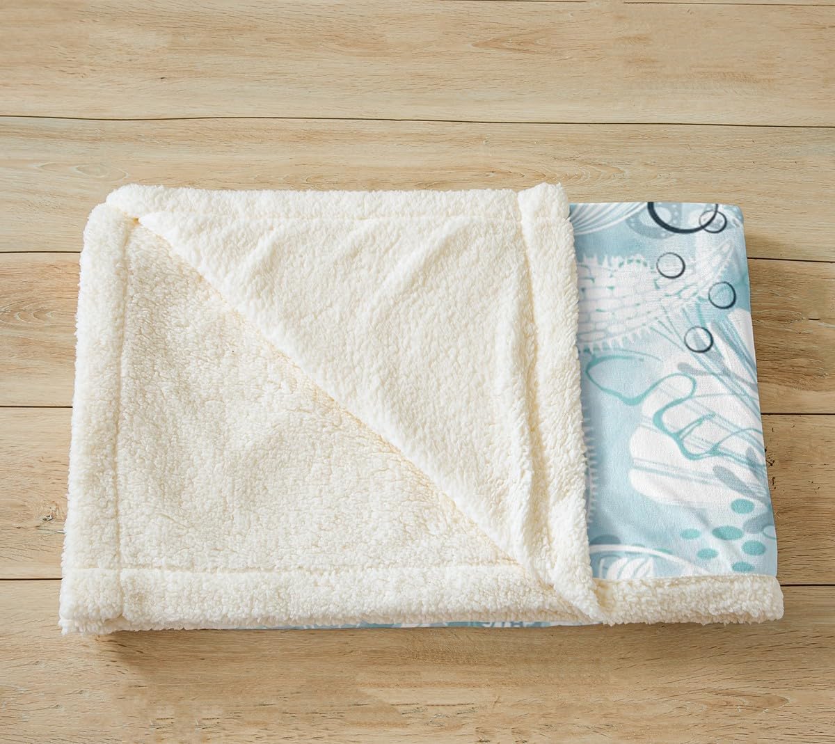 Feelyou Kids Boys Girls Sea Turtle Plush Blanket Ocean Sherpa Blanket Reptile Tortoise Fleece Throw Blanket Ocean Coastal Fuzzy Cozy Soft Blanket Baby 30"x40"