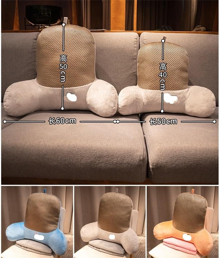 Mat Lumbar Cushion Pillow Office Sedentary Seat(E,60x50cm)