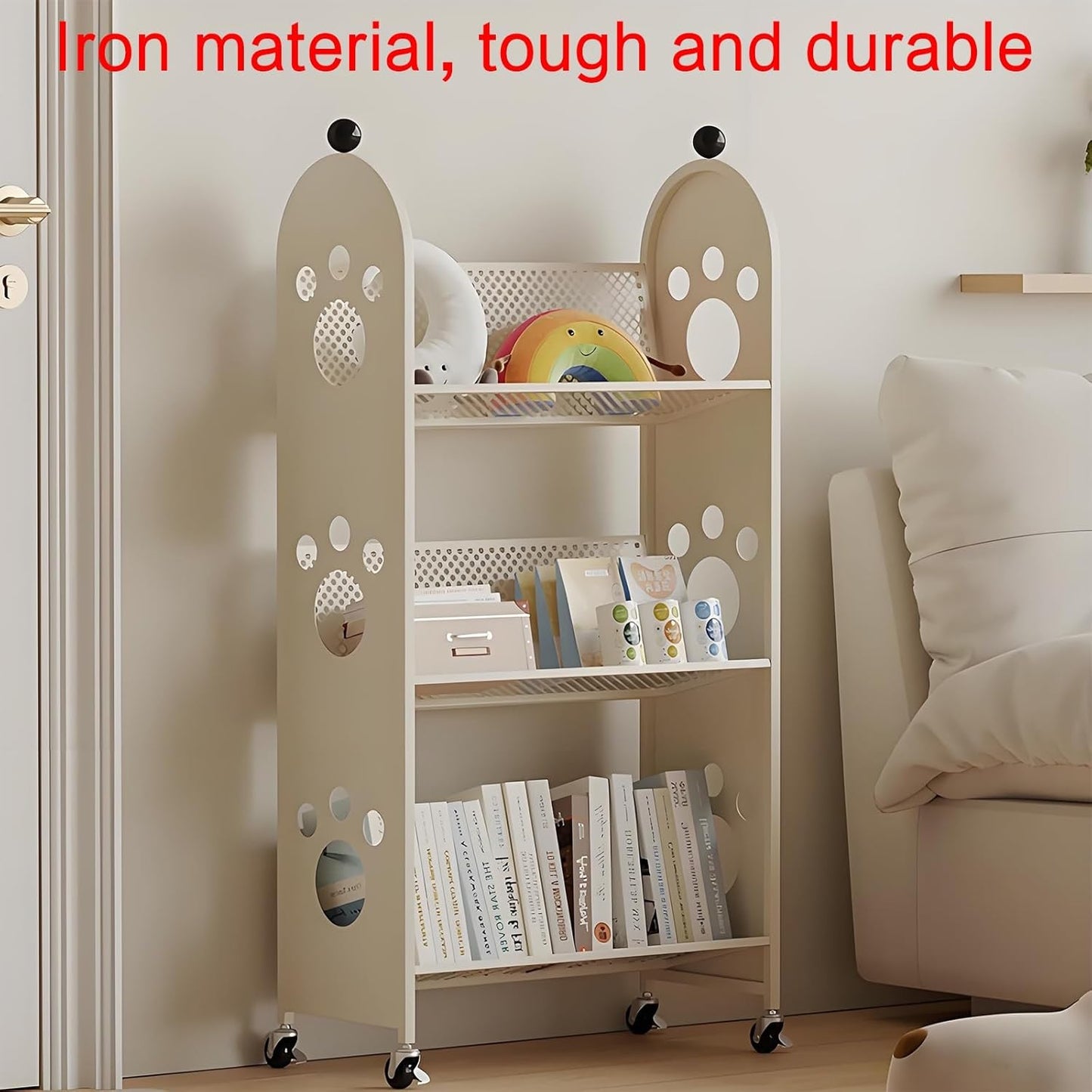Rotating bookshelf,spinning bookshelf,rotating book shelf,metal bookshelf,unique bookshelf,horizontal bookshelf,room decor,Suitable for living room, study, bedroom, office, balcony(Black)