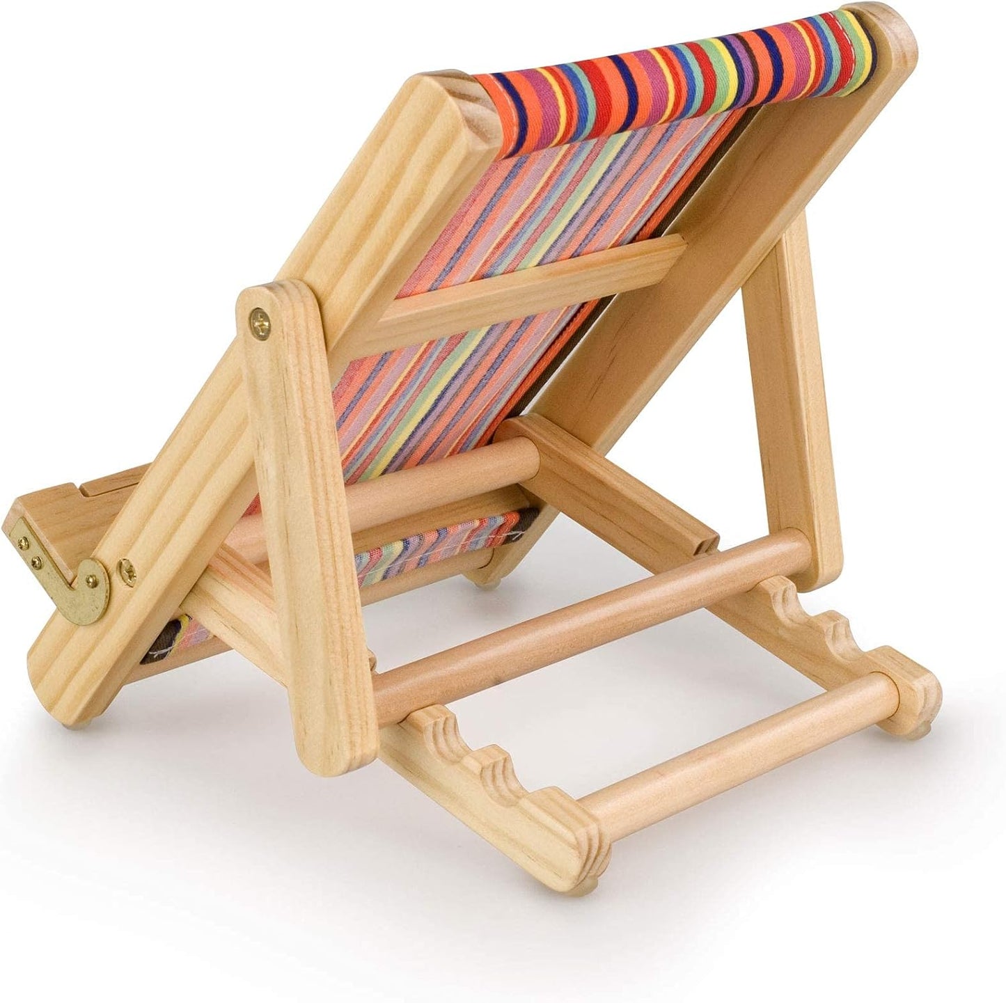 Gifts for Readers & Writers Book Stand Holders Wood Ipad Stand Multistripe, Stylish Wooden Book Holders for Reading Hands Free, Compact and Portable Wooden Cookbook Stands, Textbook Holder