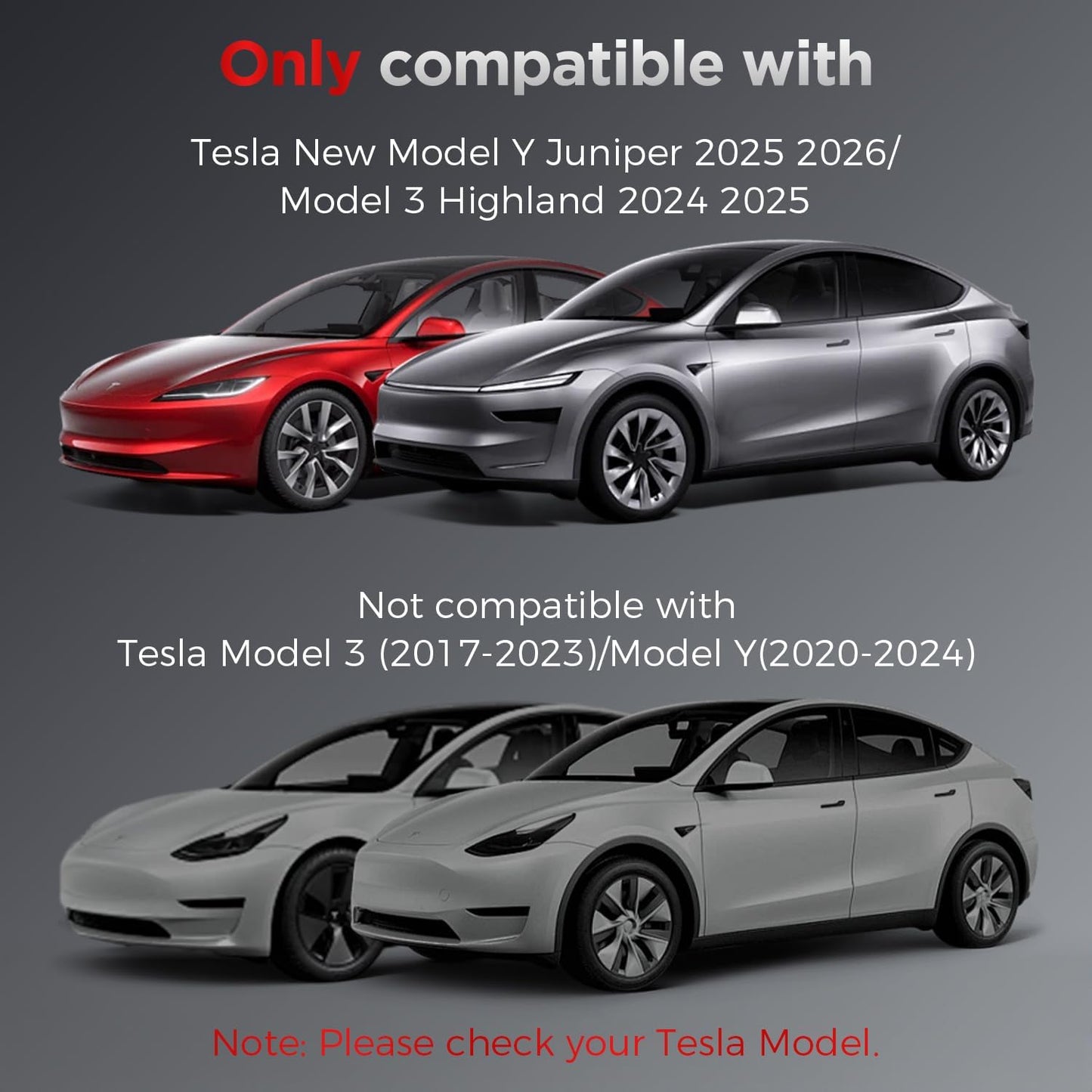 65W USB Charger Hub for Tesla Model Y Juniper 2026 & Model 3 Highland 2024 2025 Accessories, Fast Charging with Retractable Cables, 5-Port USB Charger Docking Station fit Tesla Center Console