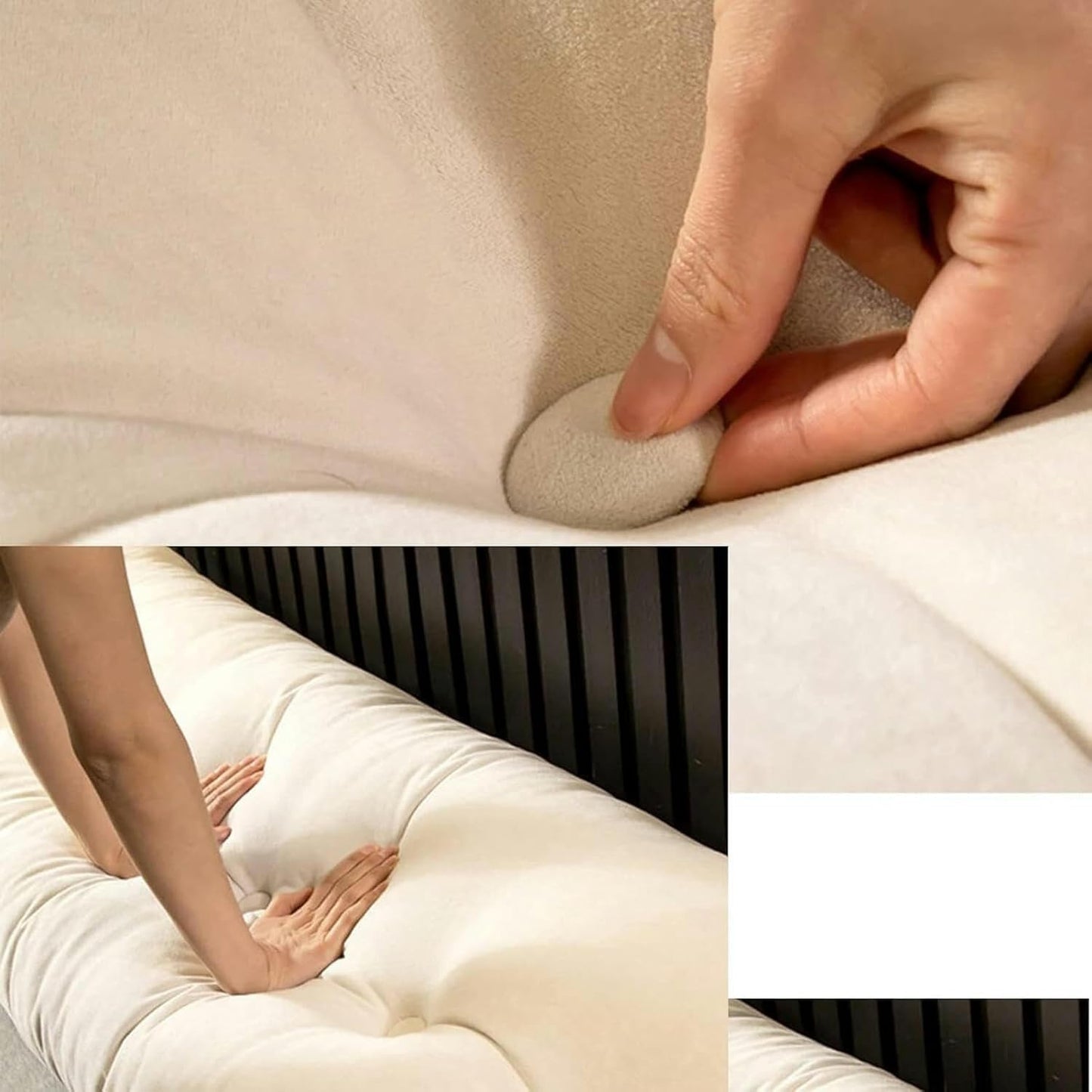Queen Wedge Pillow Headboard Triangular Headboard Sofa Bed Pillow Sofa Bed Pillow for Reading, Back Positioning Support for Headboard with Removable Cover, Gray