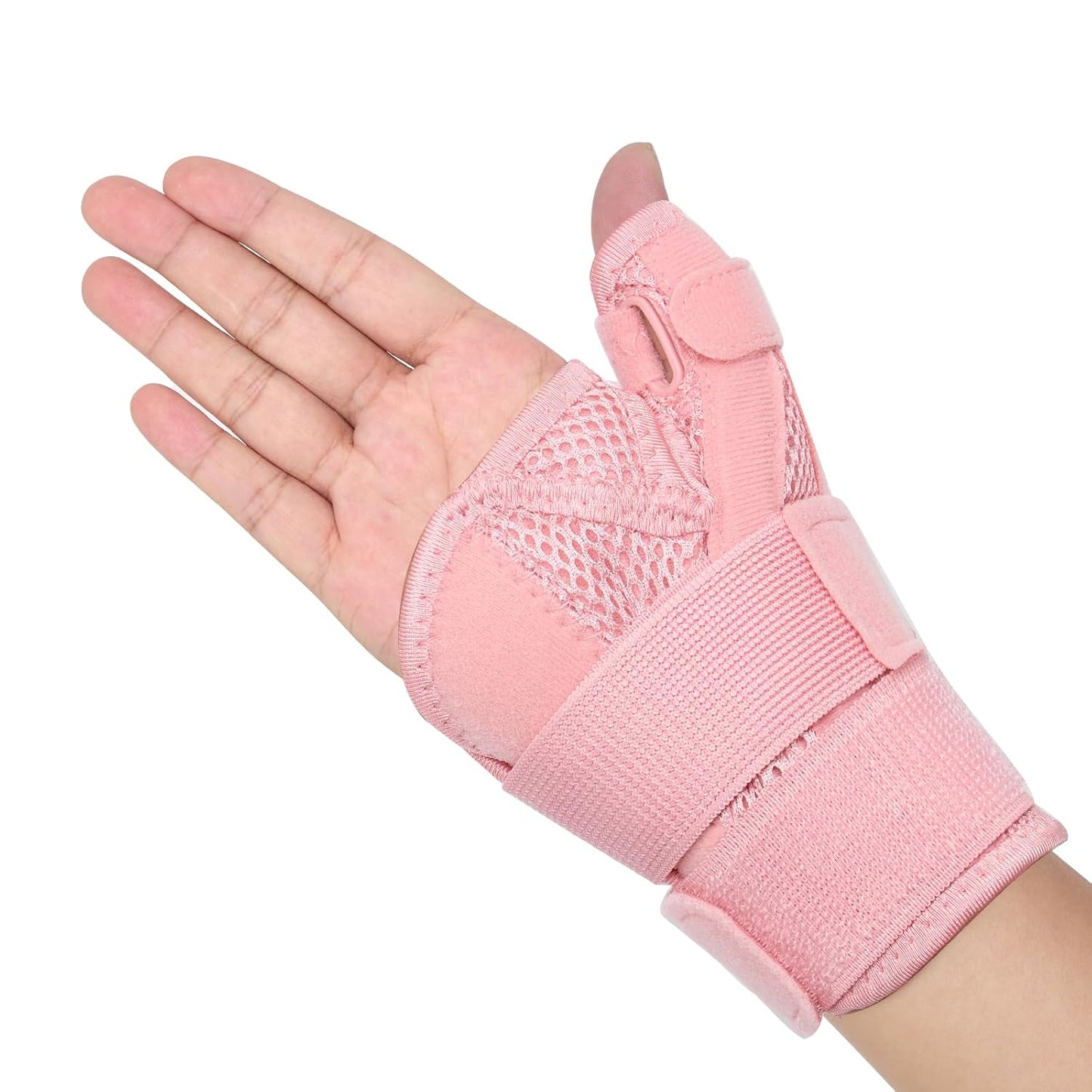 New Upgraded Thumb Brace for Right & Left Hand, Reversible Thumb Splint for Arthritis Pain And Support, Thumb Stabilizer for Sprains, Tendonitis Relief, Pink Thumb Brace for Women