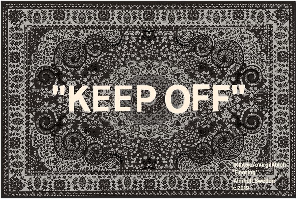 KEEP OFF Rug - Cashew Flower Classic Paisley Cashmere Area Rug - Hypebeast Home Decor Carpet - 31.5 * 47in (80 * 120cm) Kitchen Mat/Bedside Mat/Entryway - Artistic Premium Floor Mat
