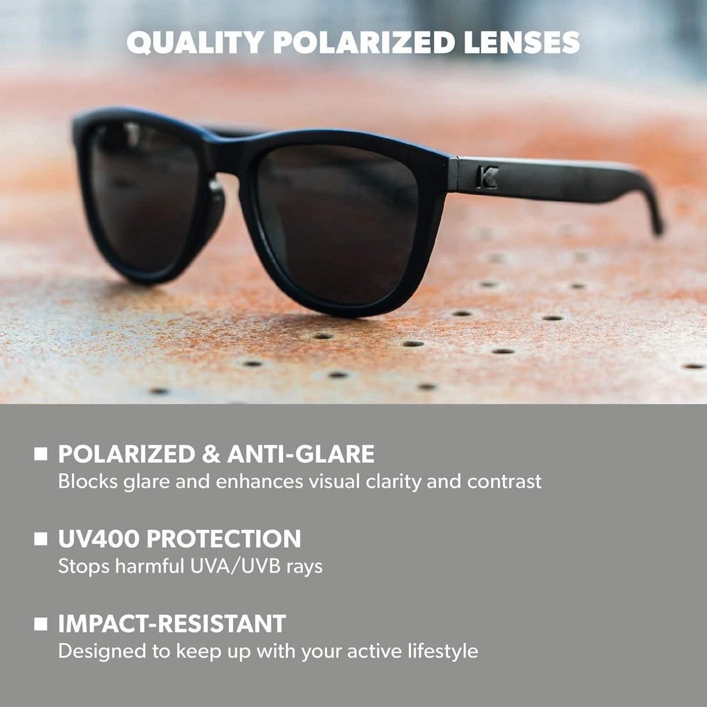 Knockaround Premiums Polarized Sunglasses for Men & Women - UV400 Protection