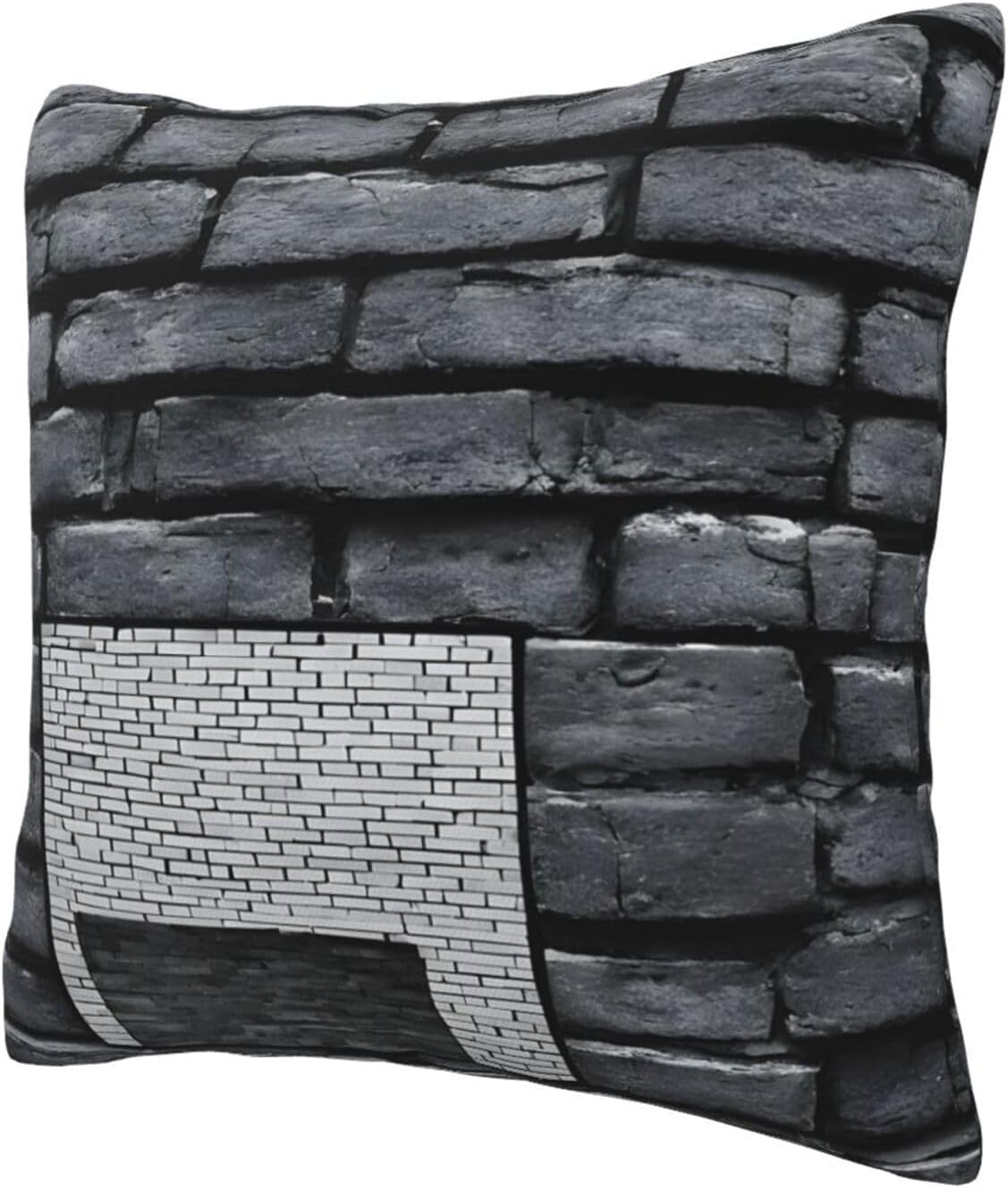 All-Season Square Pillow Covers 18"X18", Abstract Gray, Decorative Throw Pillow Covers for Sofa Bed Couch, Hidden Zipper Cushion Cover, Square Lumbar & Accent Pillowcases for Home Decor