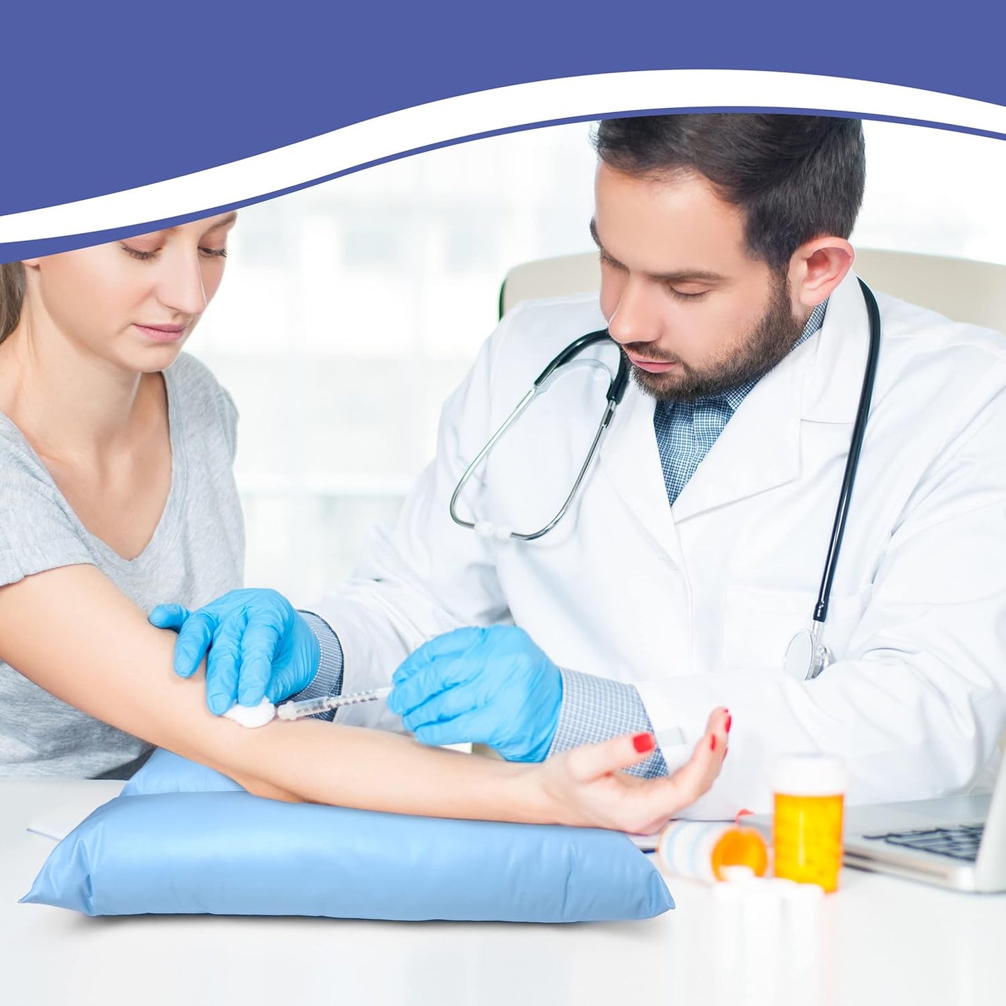 Beck's Classic Made is USA| Pro Rest Arm Pillow Stabilizes & Immobilizes Arm & Shoulder. Post-Surgery Pillow, Pillow for Broken Arms, Arm Rest Support for Arm Pain