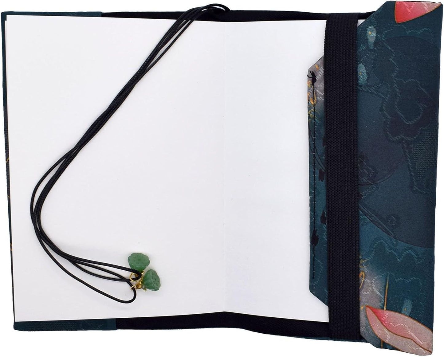 BLBMH A6 Book Covers Planner Cover Protector Fit for 4x6 inch Adjustable Travelers Notebook Cover Fabric Softcover Protector for Women Book Lovers Gifts - Lotus 6in